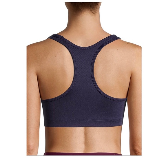 ATHLETIC WORKS Womens Activewear Sports Bra Size Large Purple Razorback NWD - Picture 6 of 6